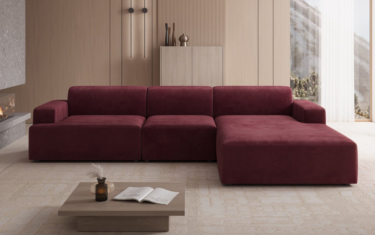 Designbank Monza L Maxi in Fluweel