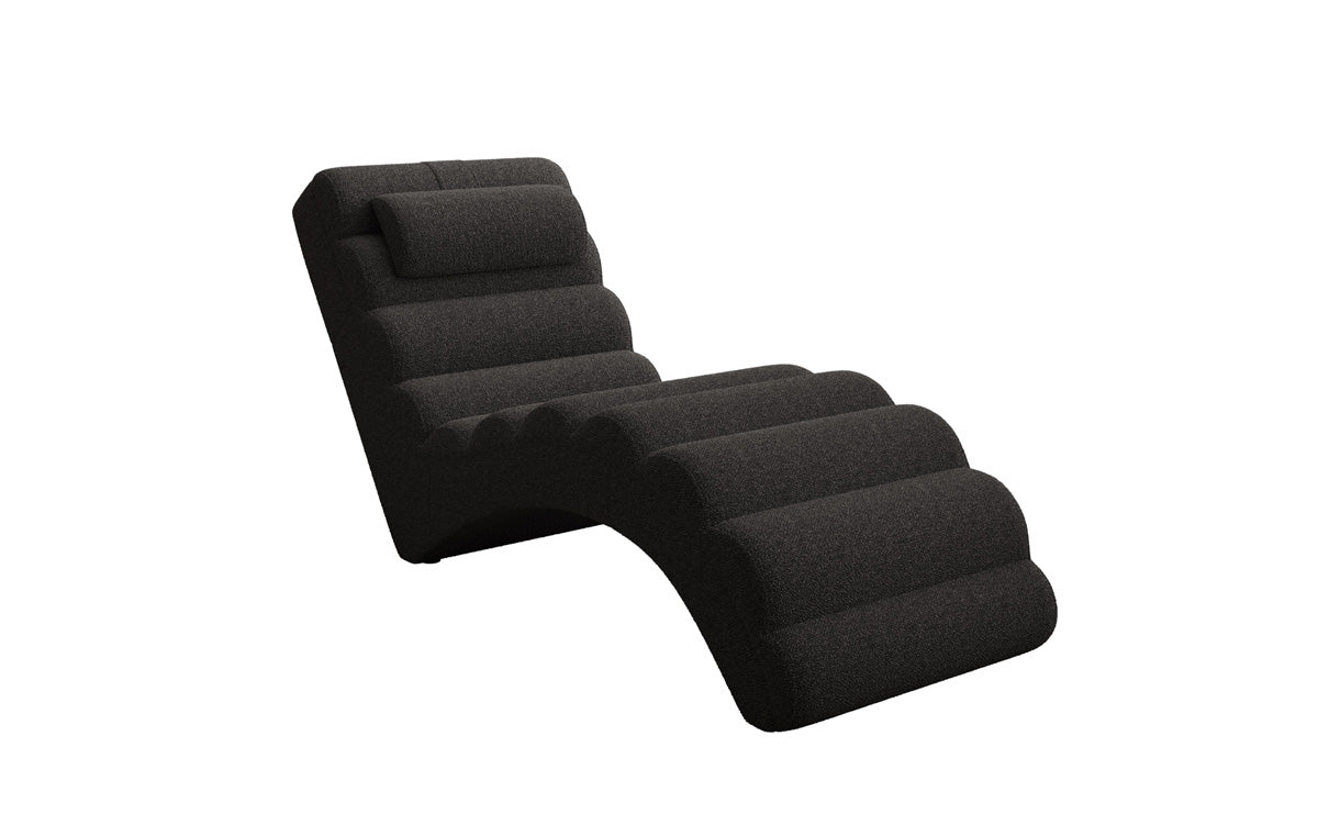 Designer Relax-ligstoel Malina in Bouclé