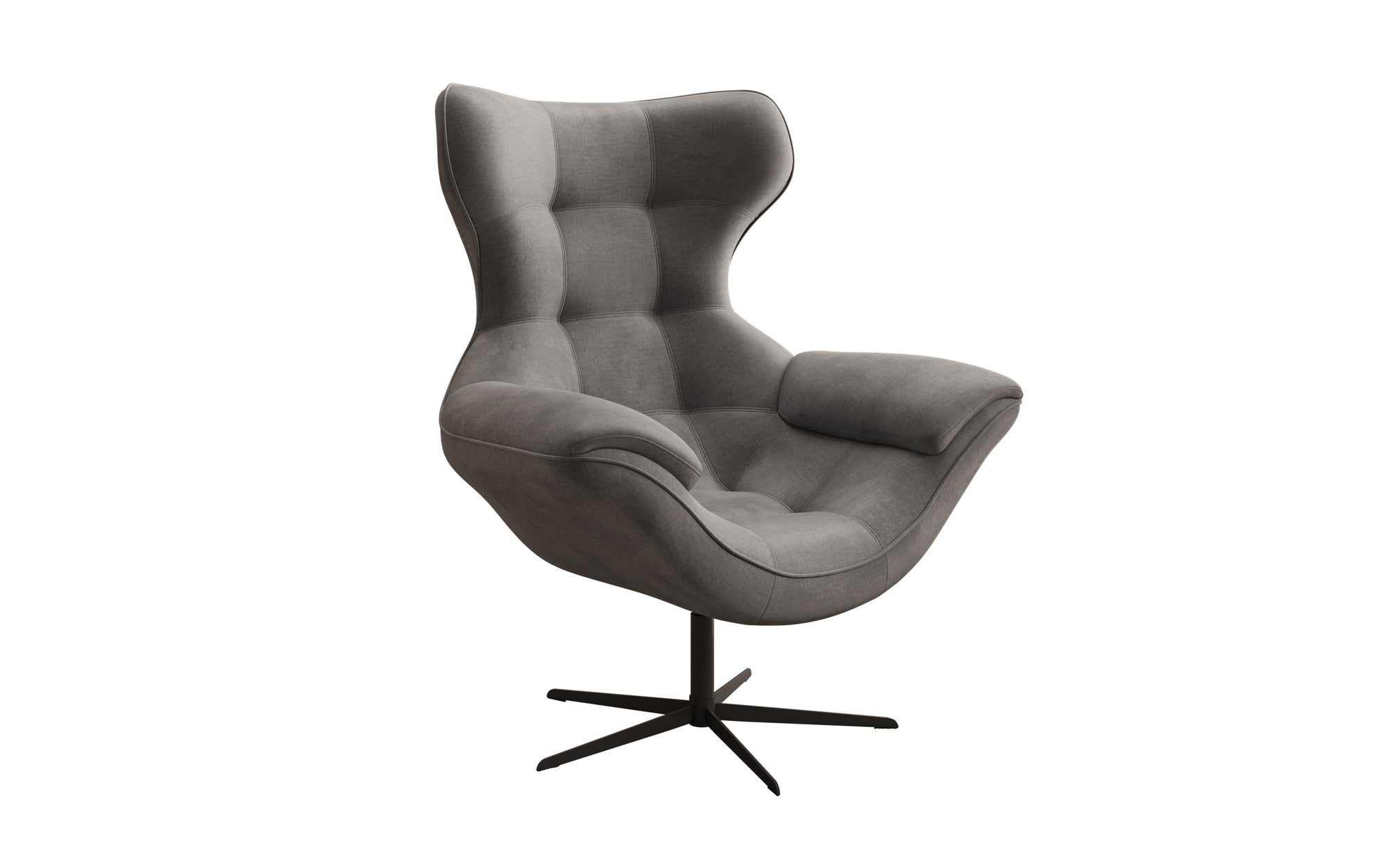 Designer Sofa-Sessel Aurelio in Fluweel