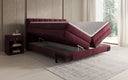 Boxspringbed Isabell met opbergruimte in Fluweel