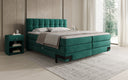 Boxspringbed Isabell met opbergruimte in Fluweel