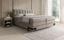 Boxspringbed Isabell met opbergruimte in Fluweel
