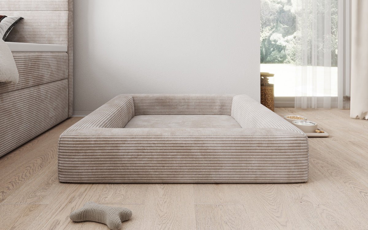 Hondenbed Cordino 100 × 120 cm in Ribstof