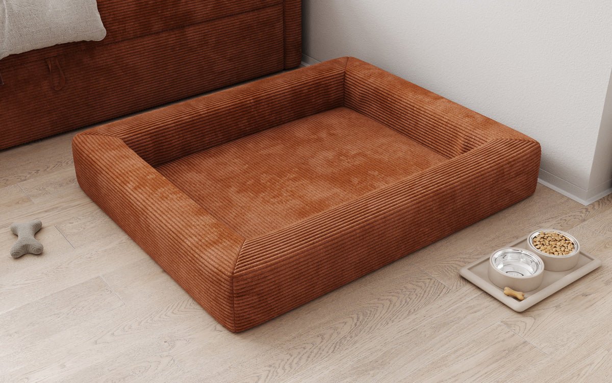 Hondenbed Cordino 100 × 120 cm in Ribstof