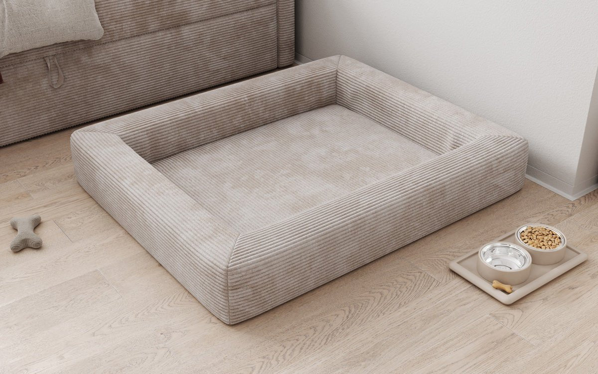 Hondenbed Cordino 100 × 120 cm in Ribstof
