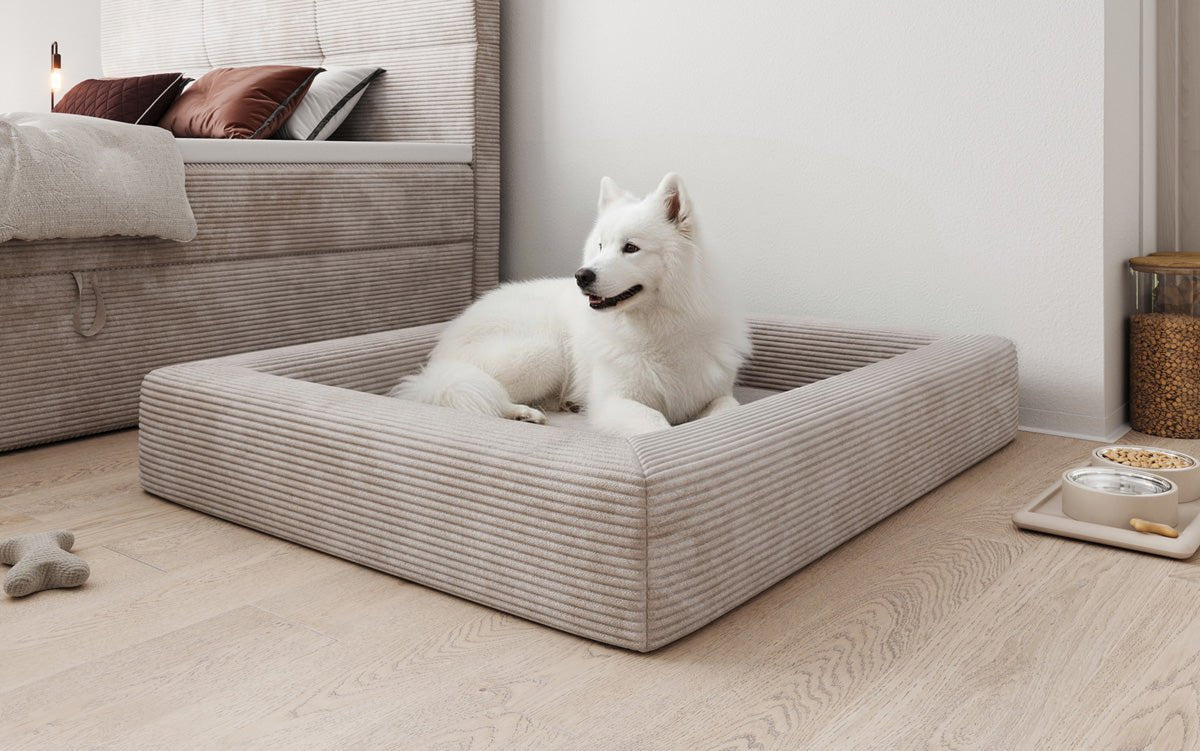 Hondenbed Cordino 100 × 120 cm in Ribstof