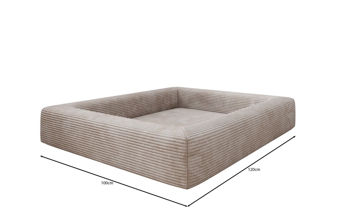 Hondenbed Cordino 100 × 120 cm in Ribstof