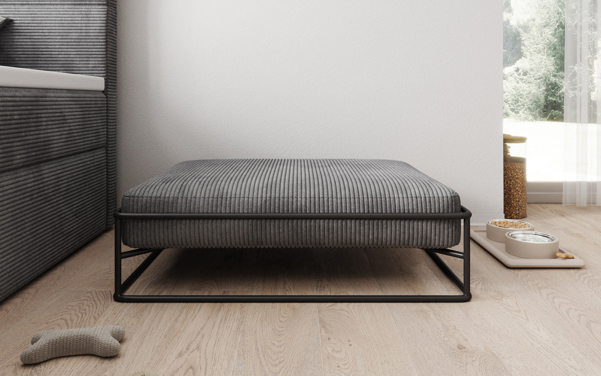 Hondenbed Lumo 80 × 60 cm in Ribstof