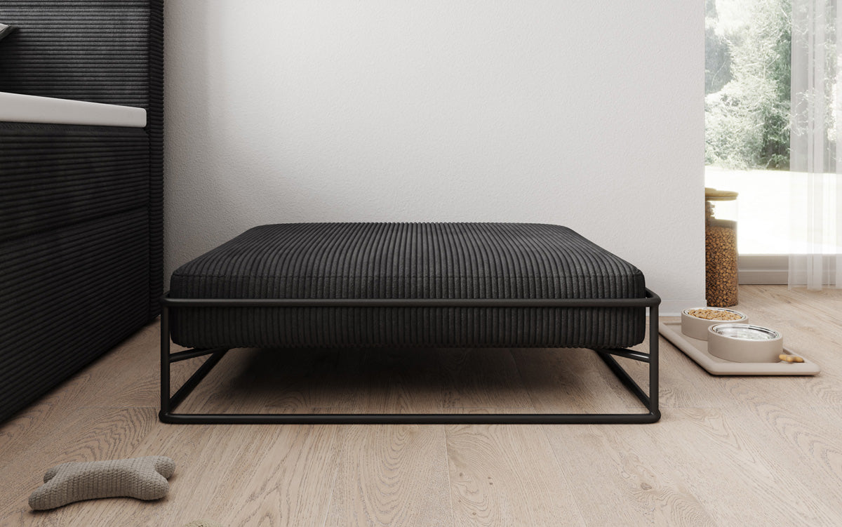 Hondenbed Lumo 80 × 60 cm in Ribstof