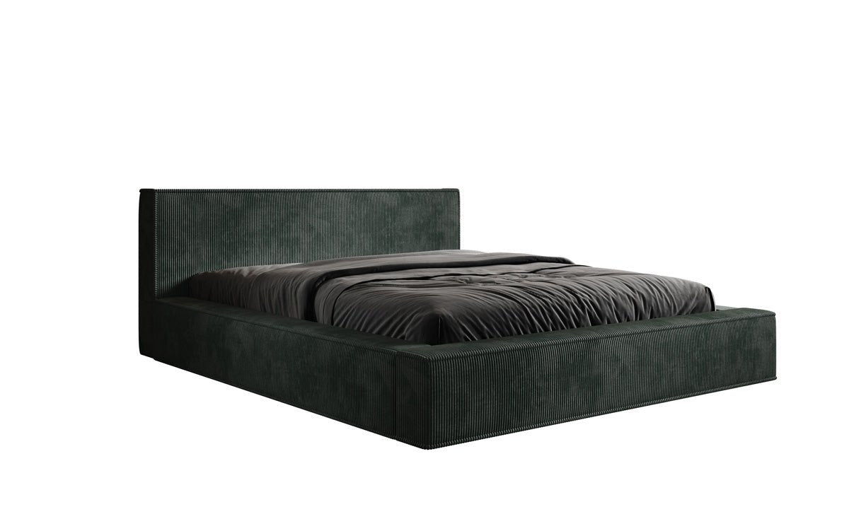 Designer gestoffeerd bed Harmon met opbergruimte