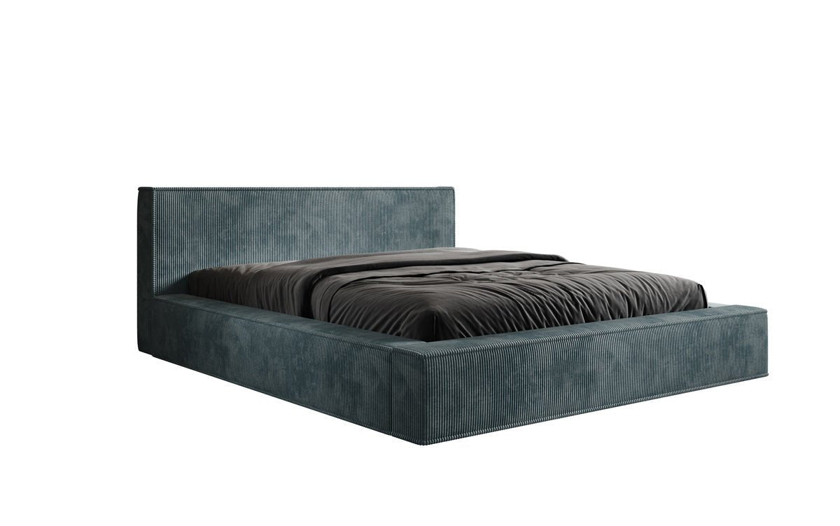 Designer gestoffeerd bed Harmon met opbergruimte
