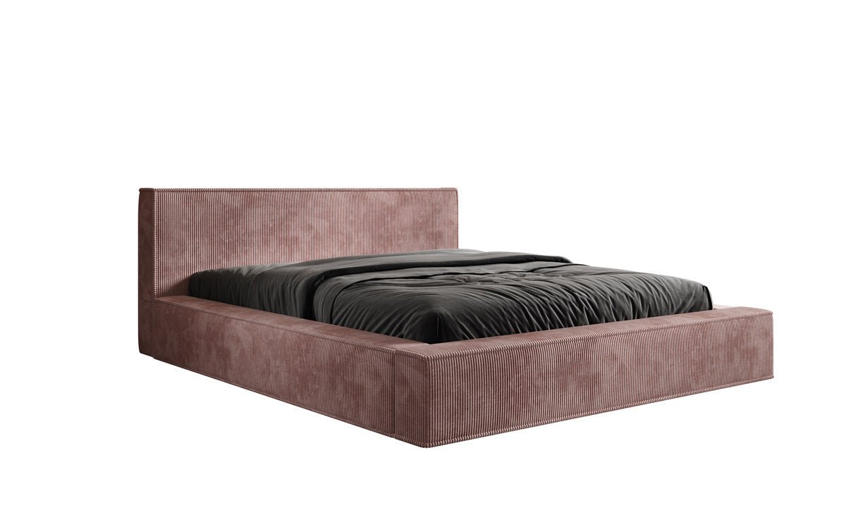 Designer gestoffeerd bed Harmon met opbergruimte