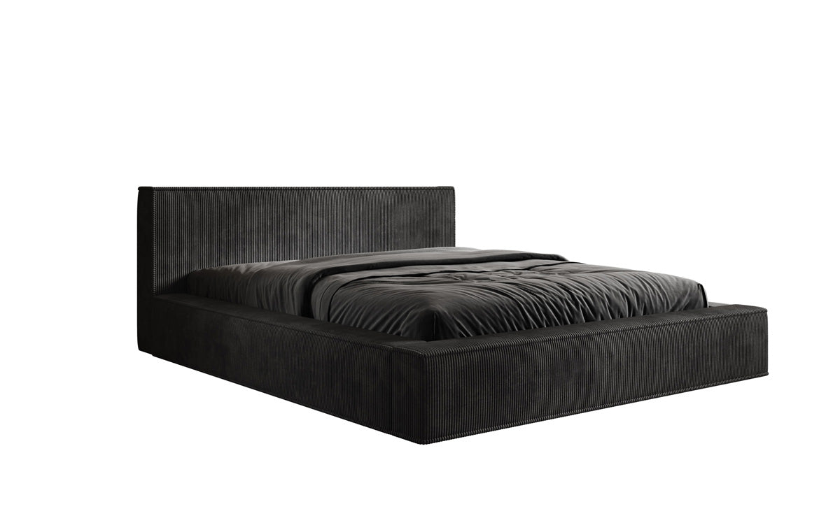 Designer gestoffeerd bed Harmon met opbergruimte