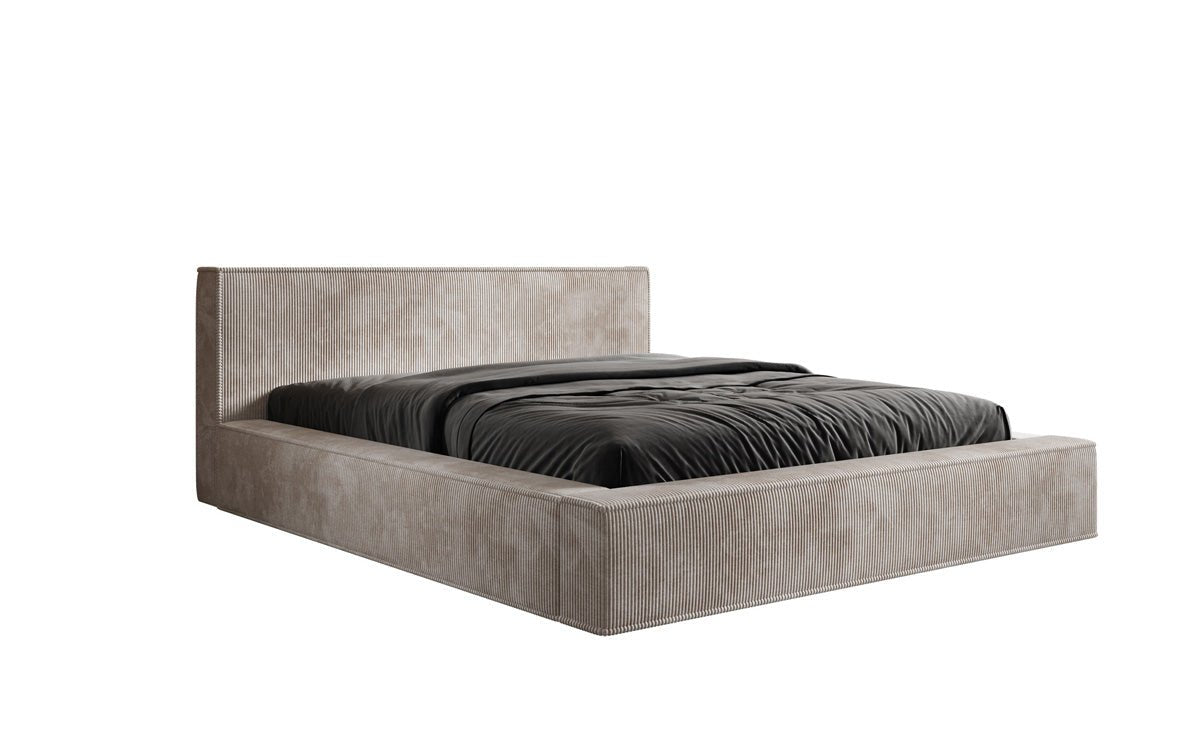 Designer gestoffeerd bed Harmon met opbergruimte