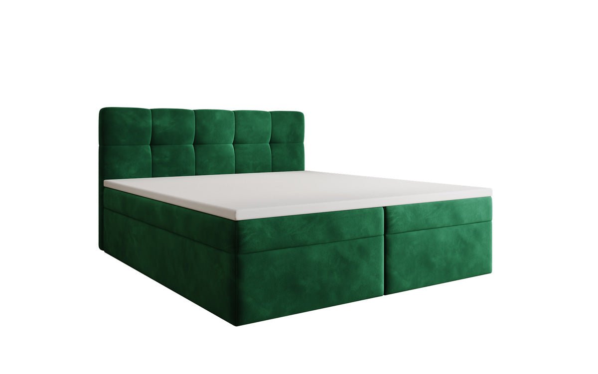 Boxspringbed Cozy II fluweel met opbergruimte
