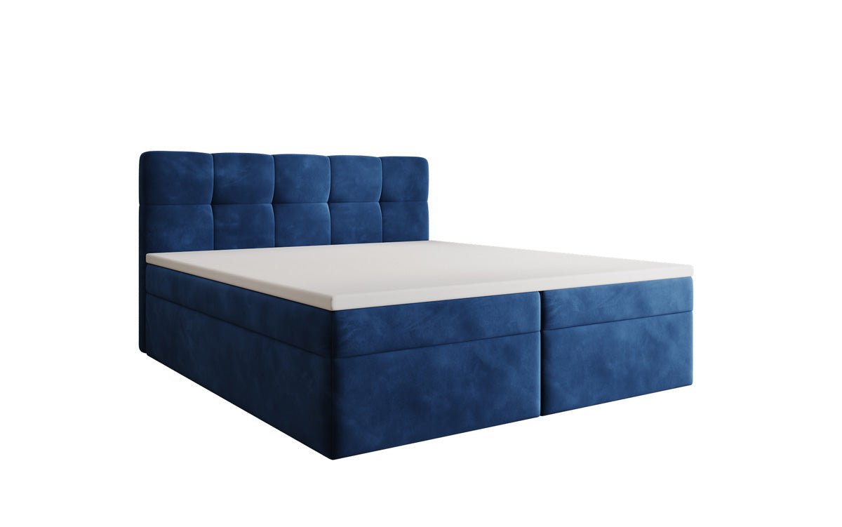 Boxspringbed Cozy II fluweel met opbergruimte