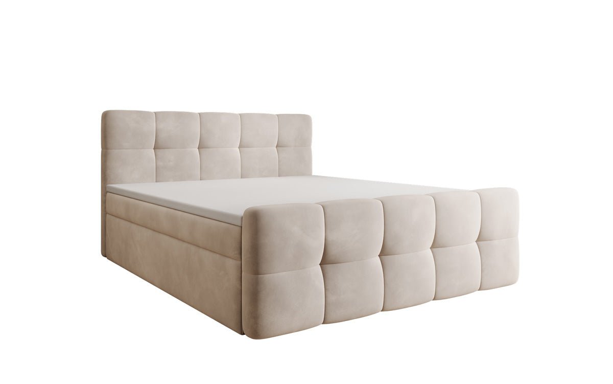 Boxspringbed Cozy Velvet met opbergruimte