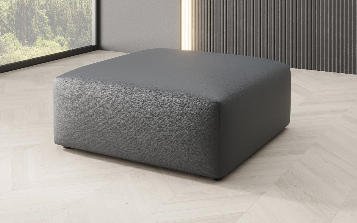 Bijzetkruk 80 cm Snug van echt leer