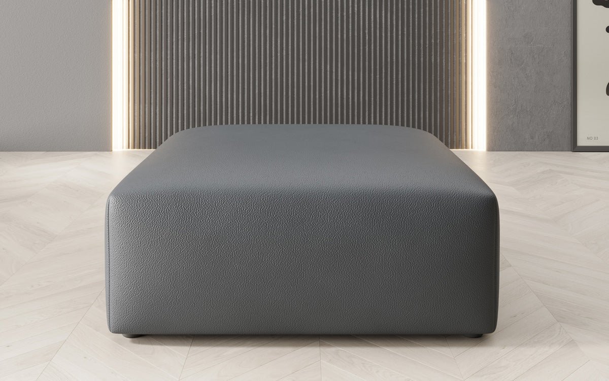 Bijzetkruk 80 cm Snug van echt leer