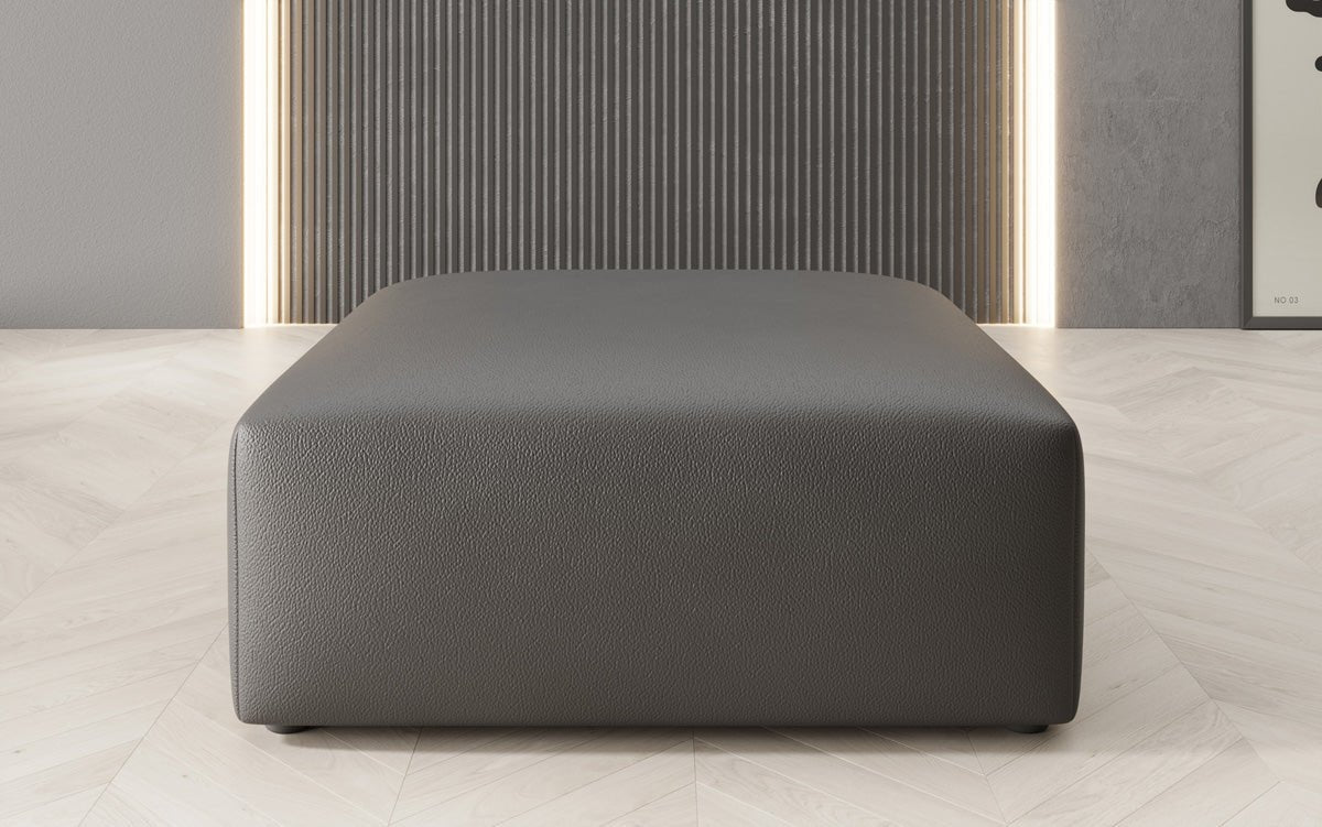 Bijzetkruk 80 cm Snug van echt leer