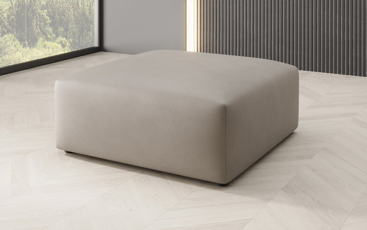 Bijzetkruk 80 cm Snug van echt leer