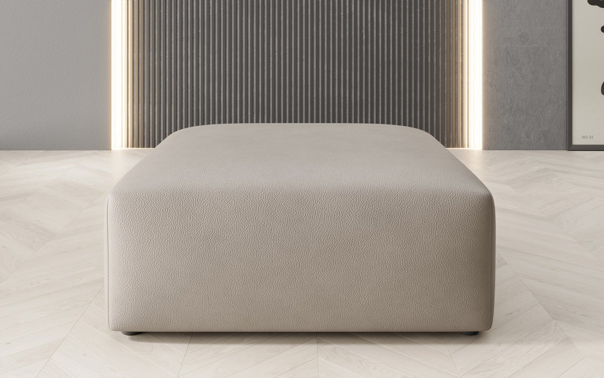 Bijzetkruk 80 cm Snug van echt leer