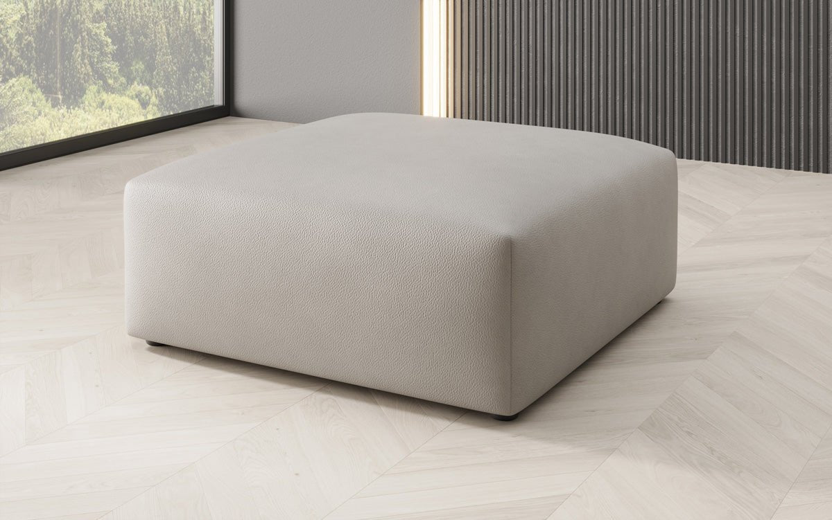 Bijzetkruk 80 cm Snug van echt leer
