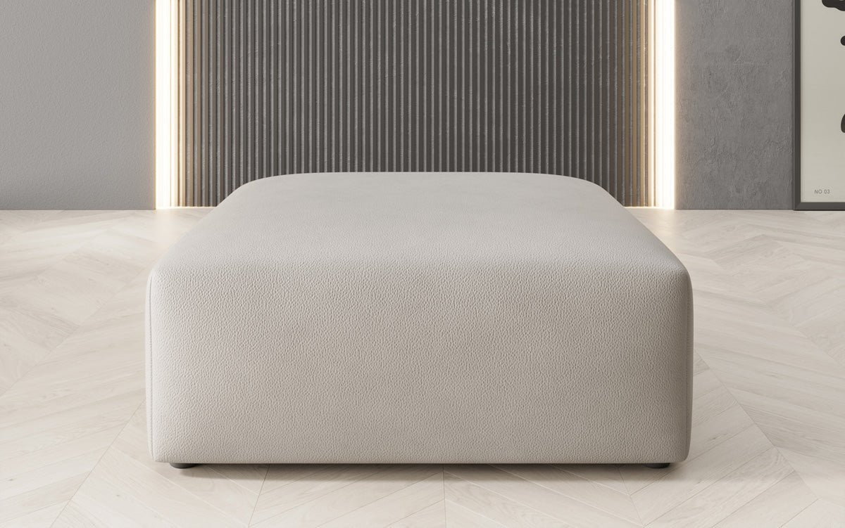 Bijzetkruk 80 cm Snug van echt leer