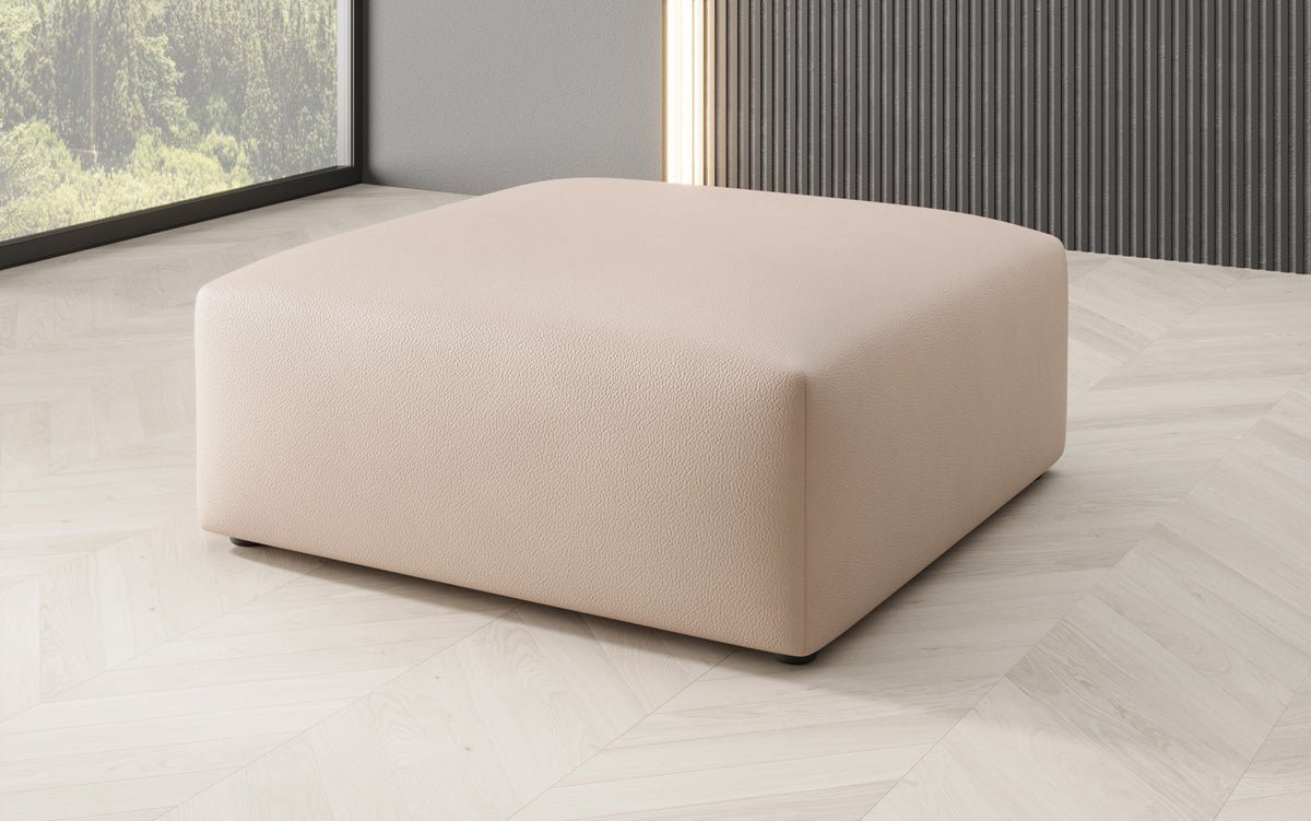 Bijzetkruk 80 cm Snug van echt leer