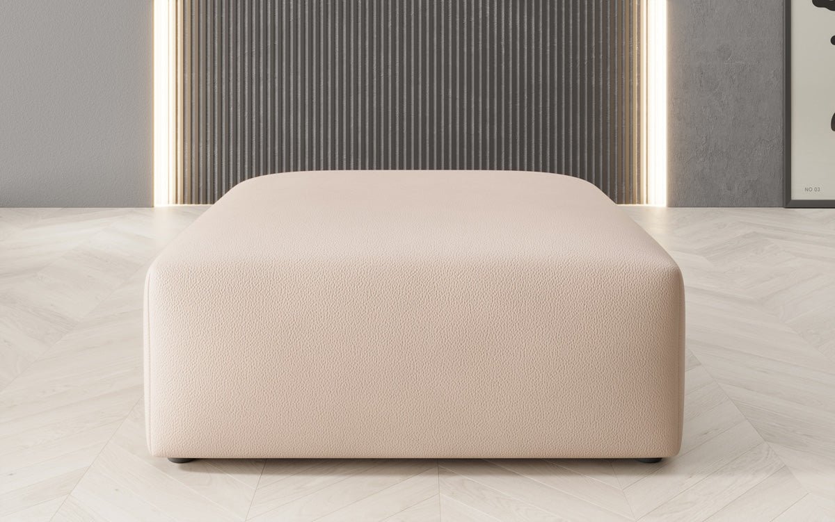 Bijzetkruk 80 cm Snug van echt leer