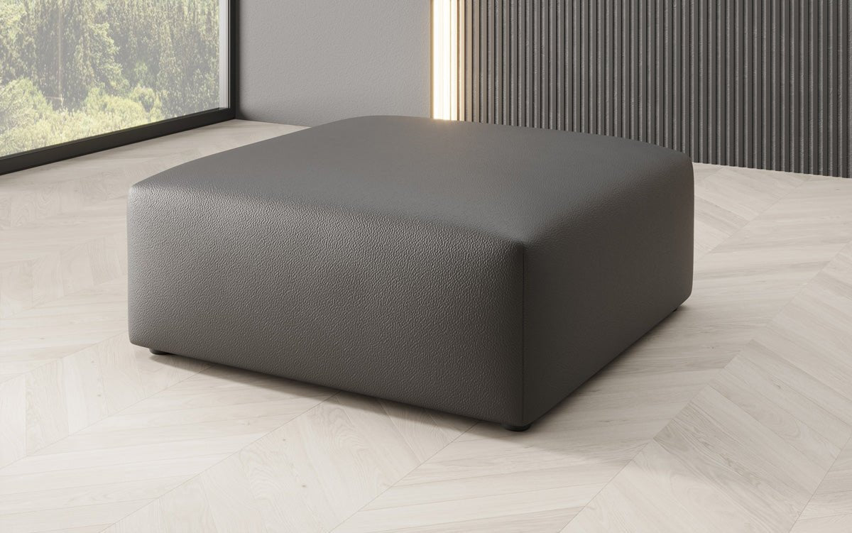 Bijzetkruk 80 cm Snug van echt leer