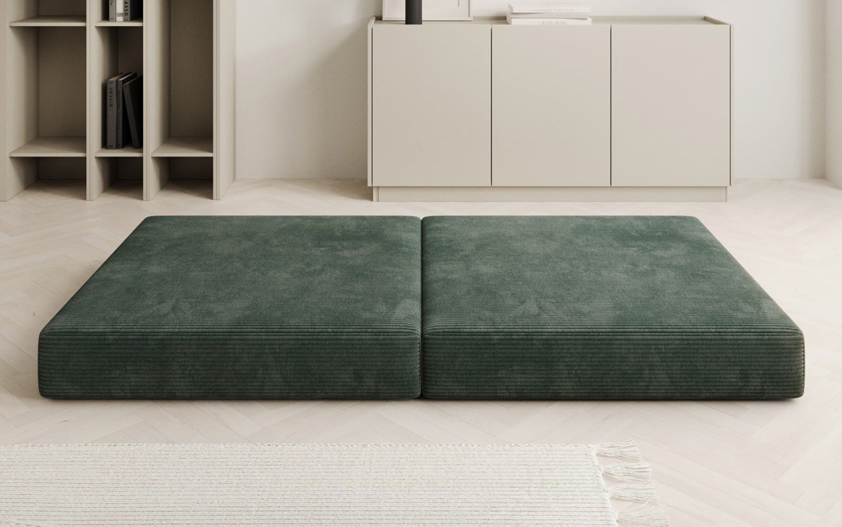 Beistellhocker Lazy in Ribstof