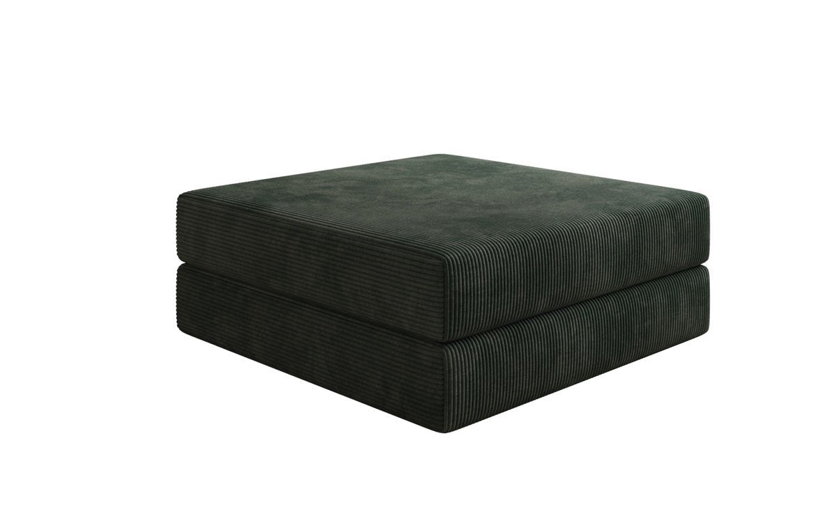 Beistellhocker Lazy in Ribstof