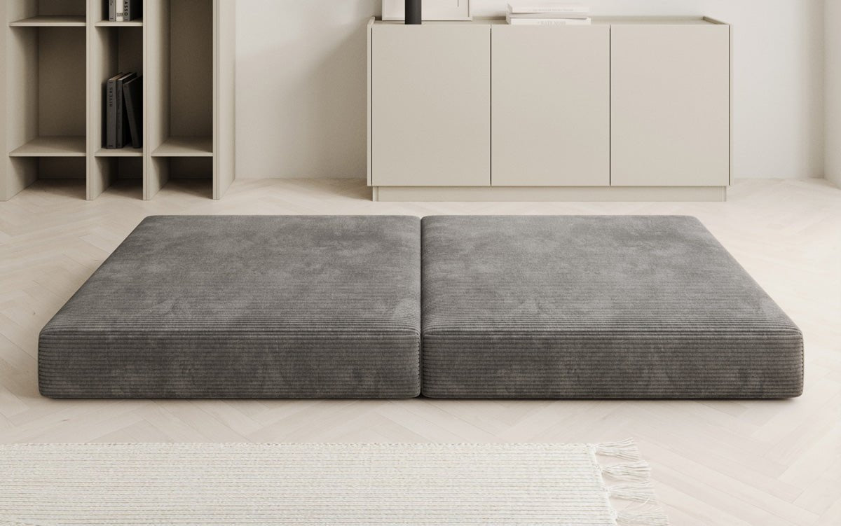 Beistellhocker Lazy in Ribstof