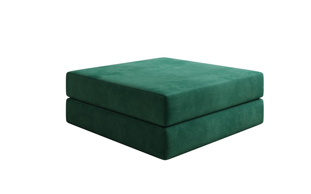 Beistellhocker Lazy in Fluweel