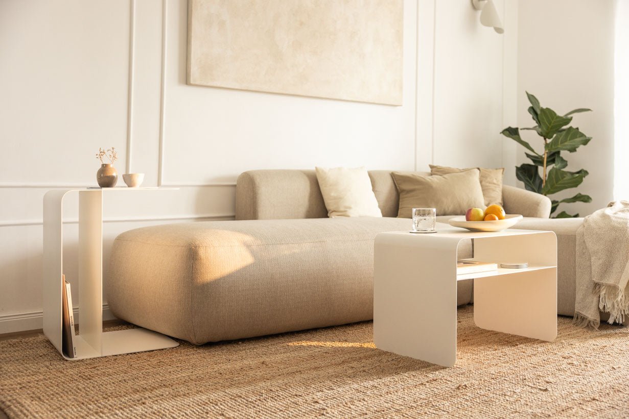 Salontafel/bijzettafel Cosmo – gepoedercoat Metaal in modern design