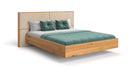 Designer houten bed Valent van massief eikenhout in zwevende optiek