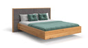 Designer houten bed Valent van massief eikenhout in zwevende optiek