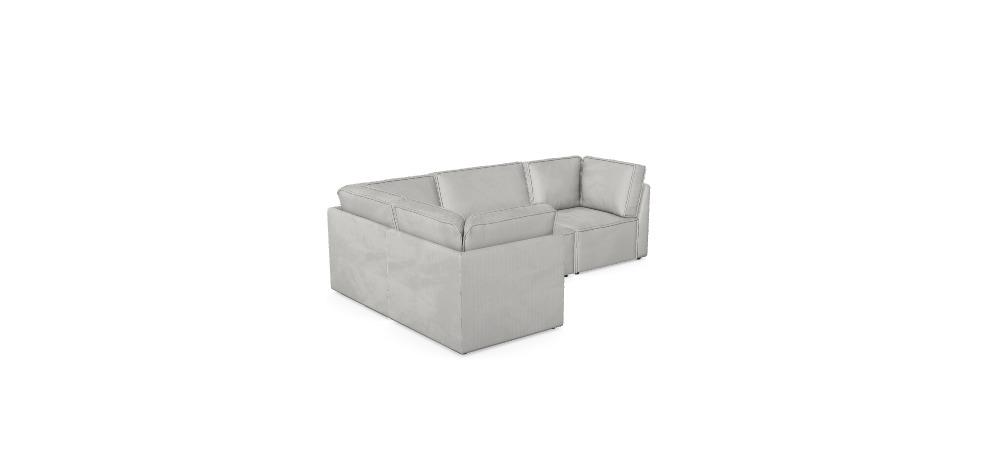 Modulair Sofa Domo - Geconfigureerd Sofa Ref: MJZCP7