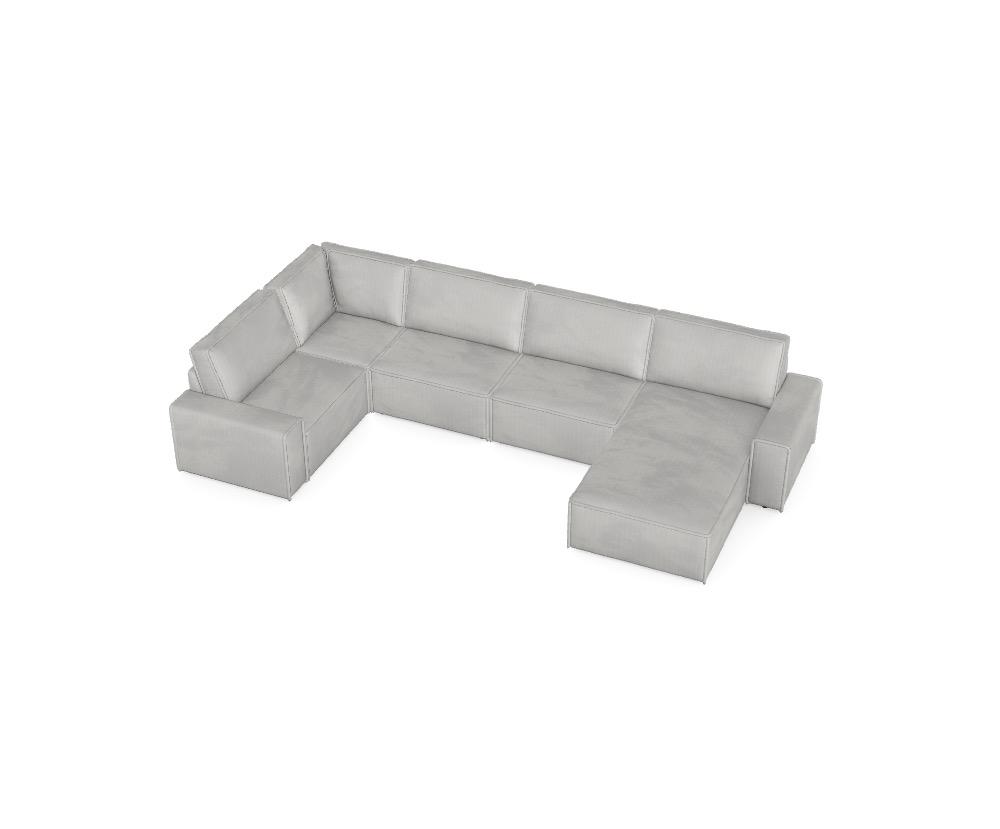 Modulair Sofa Domo - Jouw gewenste configuratie W2X0KD