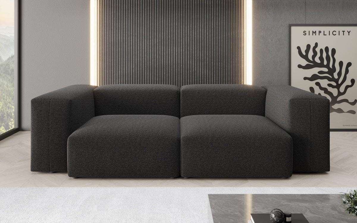 Ontwerper 2-zits bank Snug in Bouclé