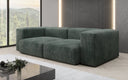 Designer 2-zits bank Snug in Ribstof