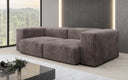 Designer 2-zits bank Snug in Ribstof