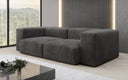 Designer 2-zits bank Snug in Ribstof