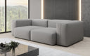 Designer 2-zits bank Snug in Stof