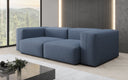 Designer 2-zits bank Snug in Stof
