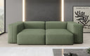 Designer 2-zits bank Snug in Stof