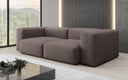 Designer 2-zits bank Snug in Stof