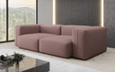 Designer 2-zits bank Snug in Stof