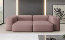 Designer 2-zits bank Snug in Stof